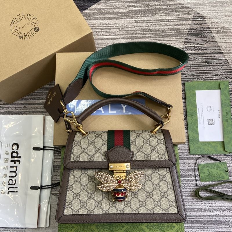 G*u*i top handle bags
